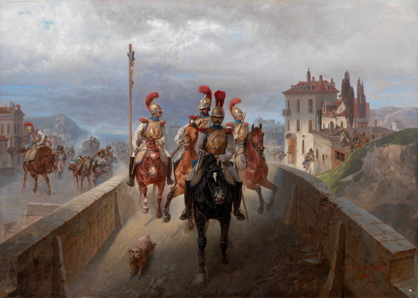 Retreat of the Napoloeonic Troops