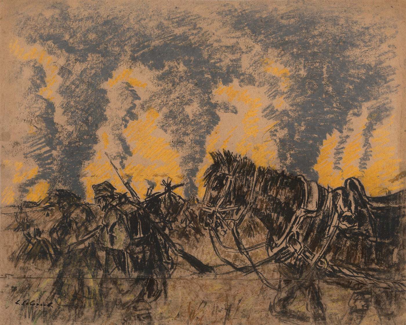 Breakthrough at Lutsk, a Collection of Drawings  from the First World War Series, 18 works