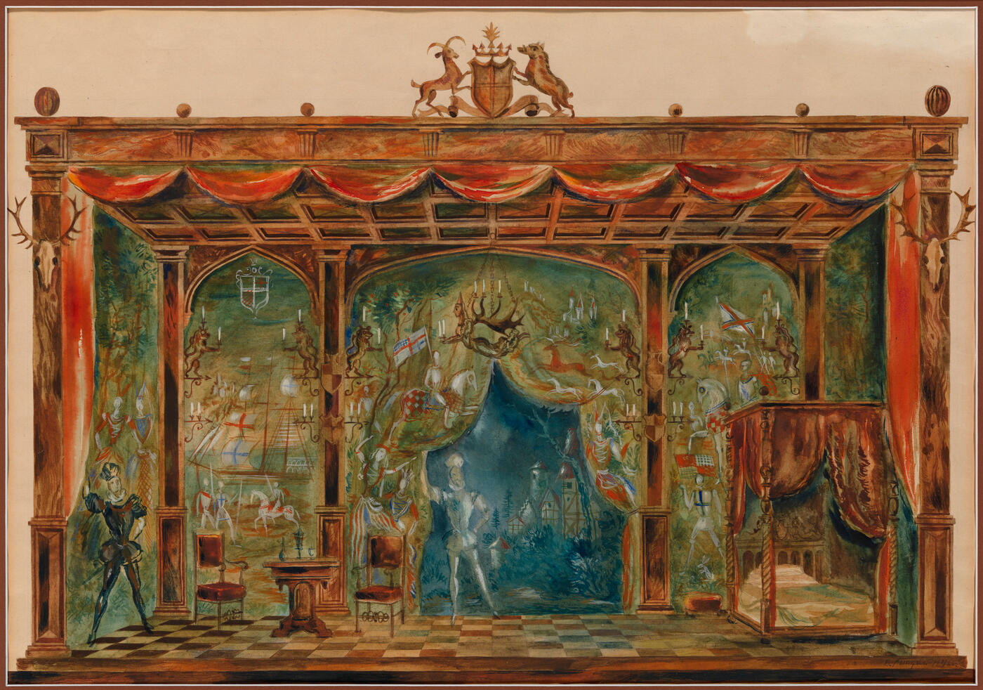 Set Design for "The Taming of the Shrew"