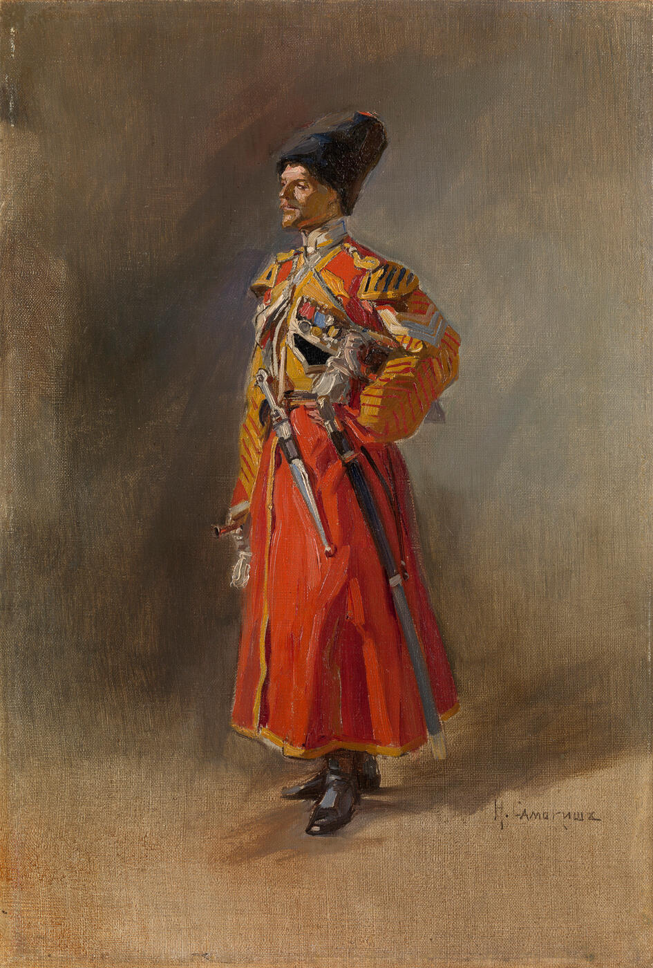 Portrait of a Cossack Officer