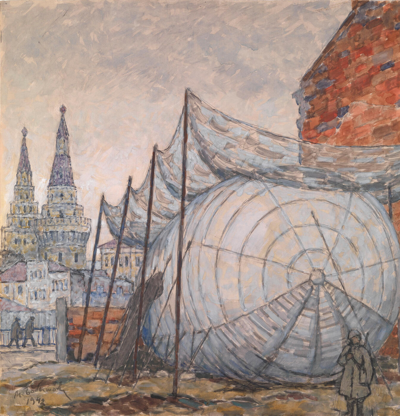 Barrage Balloon, from the Series “Moscow during the Days of Victory”