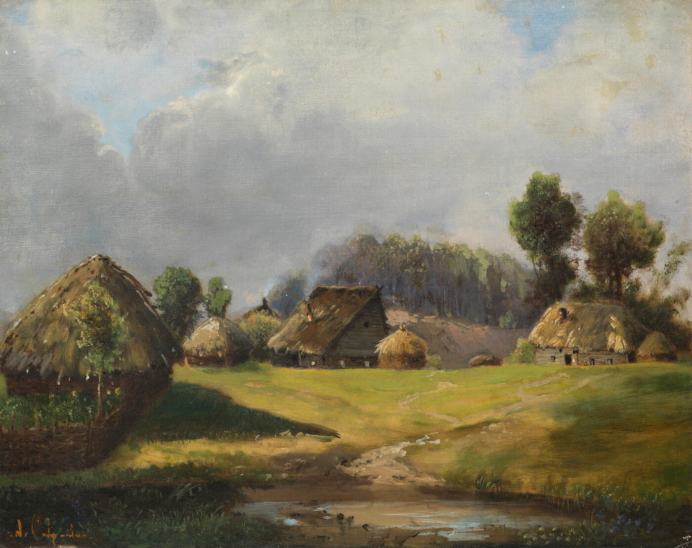 Village by the Forest