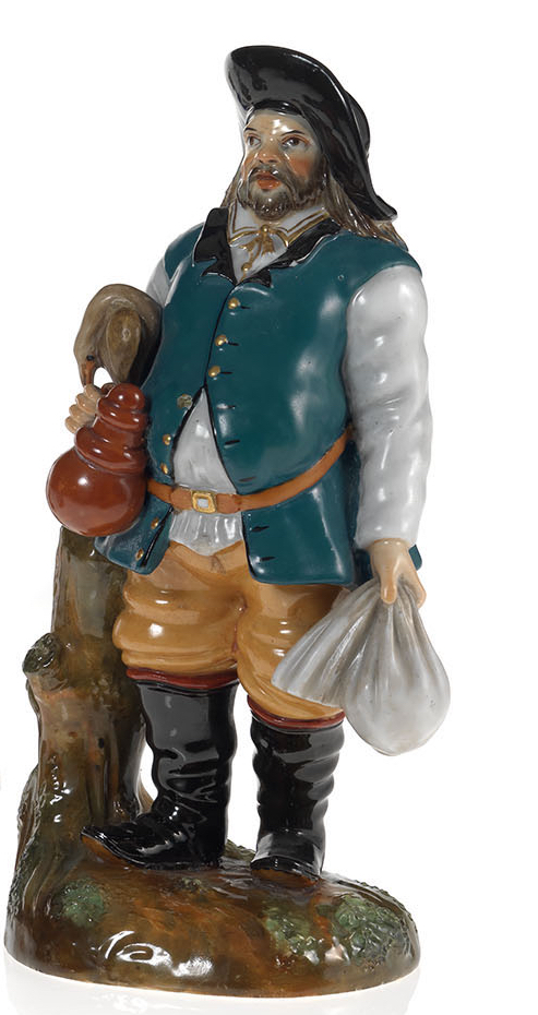 A Porcelain Figurine of Sancho Panza