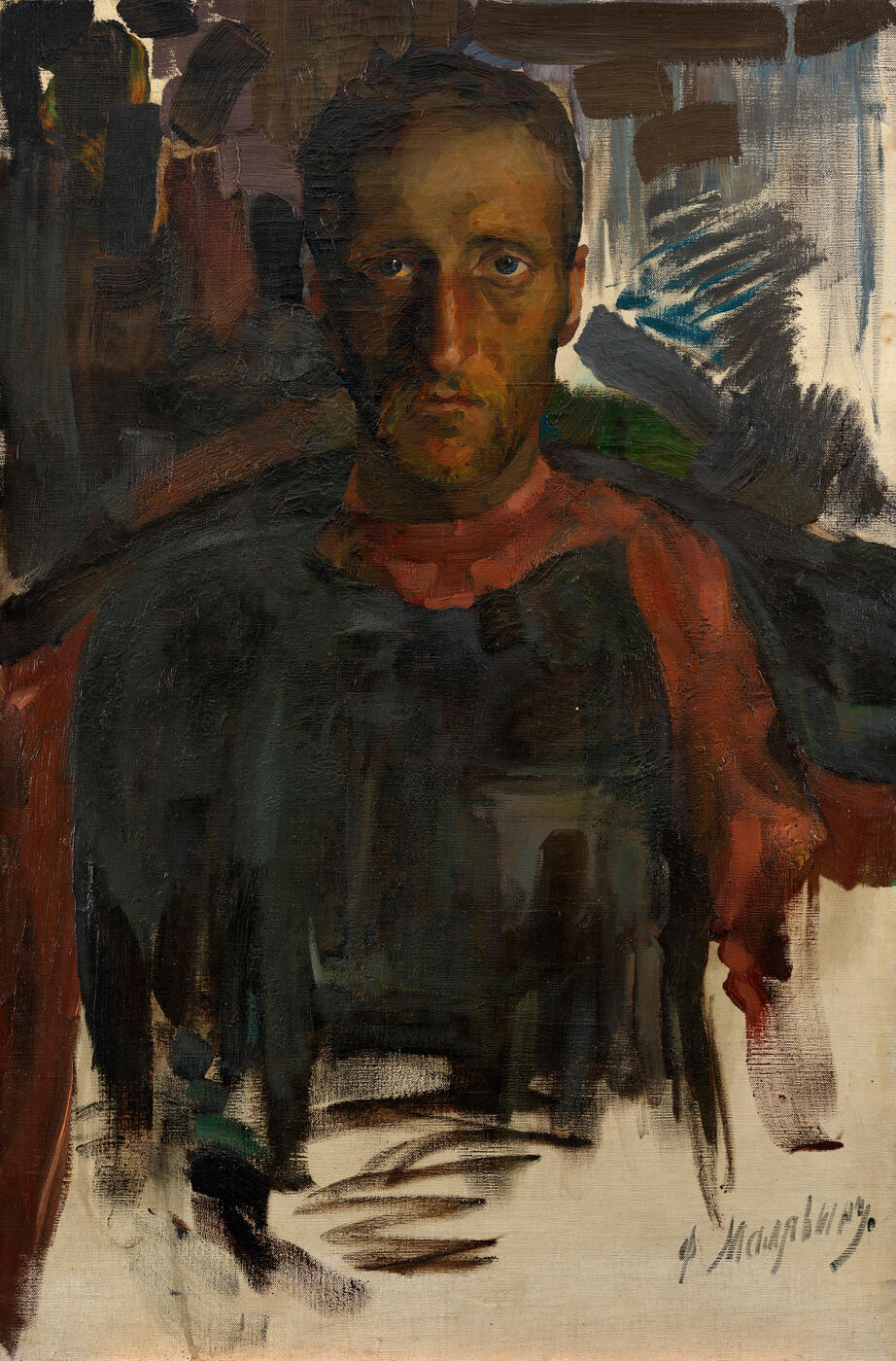 Portrait of a Man, possibly the poet Nikolai Gumilev