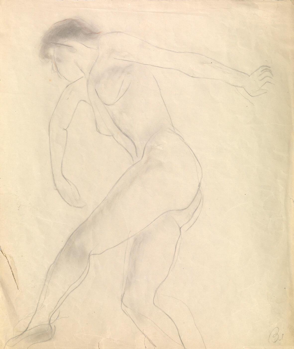Sketch of a Nude Model