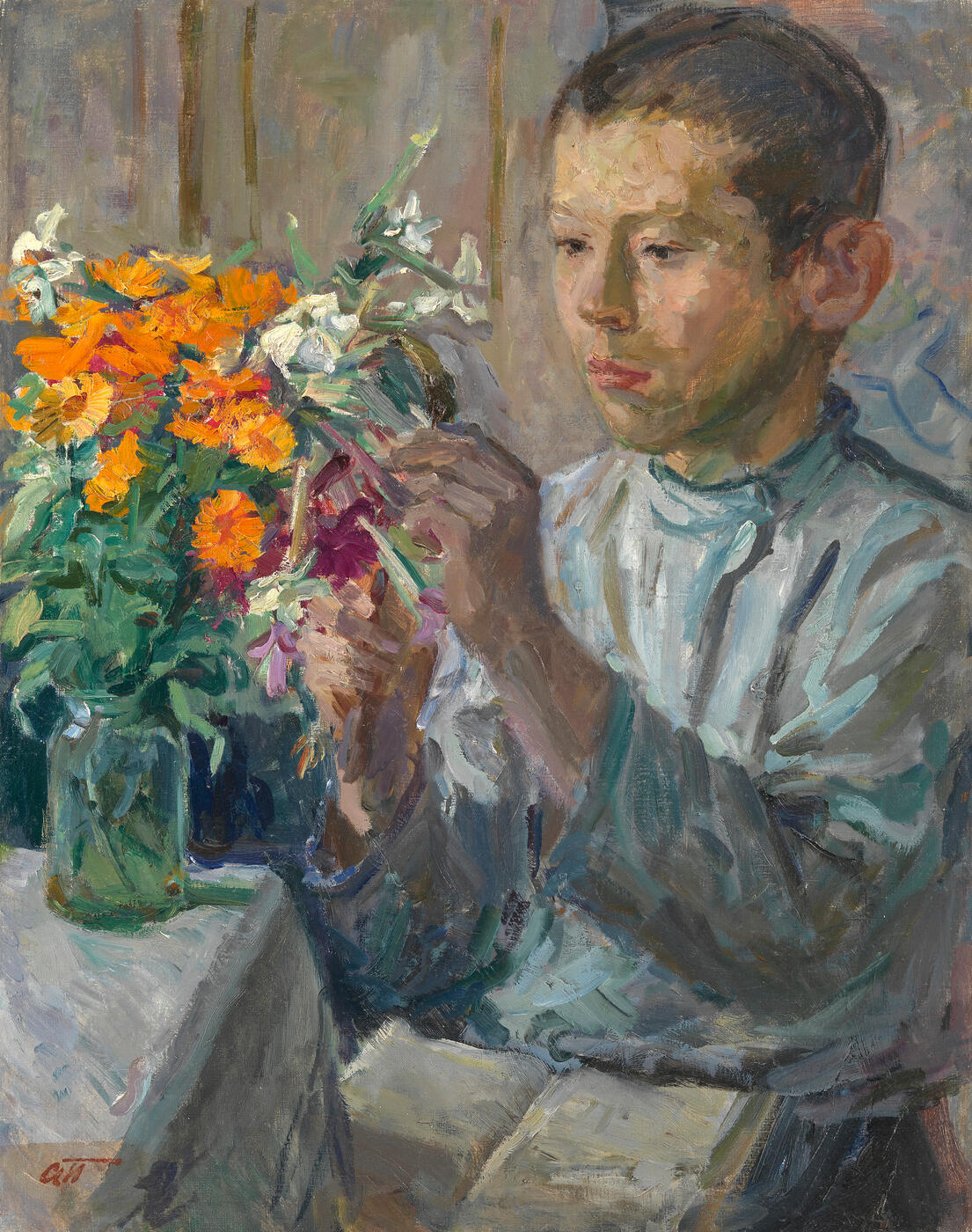 Botanical Lessons. Portrait of the Artist's Son