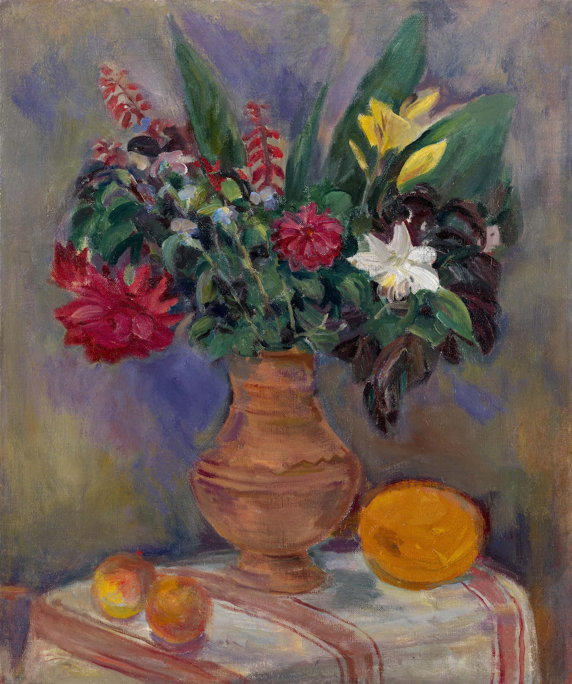 Still Life with Flowers in a Clay Pot