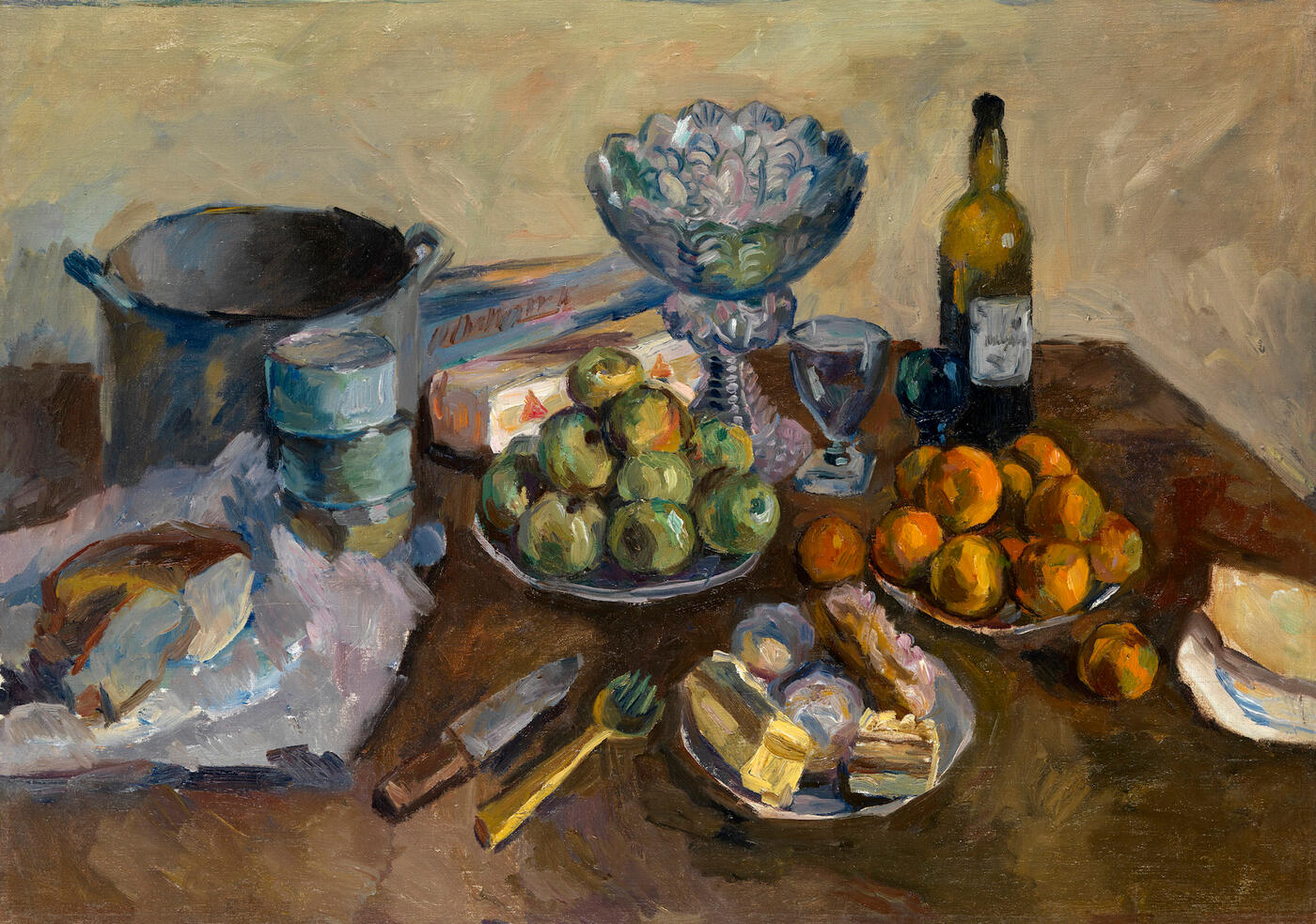 Still Life with Cakes and Fruit