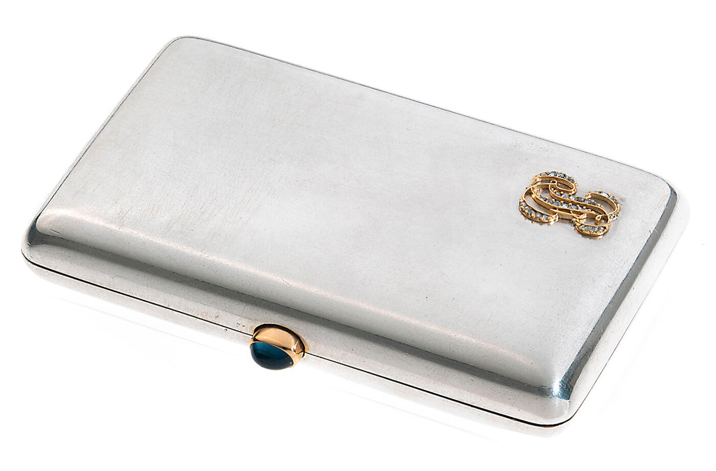 A Fabergé Silver-Gilt Ladies Case