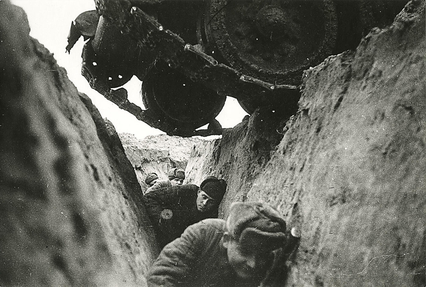 The Battle of Kursk and Soldiers Carrying Out an Attack