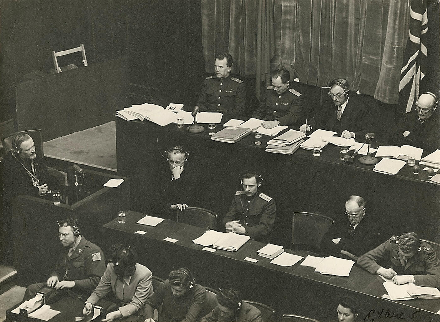 Witness of the Siege of Leningrad Archpriest Nikolai  Lomakin at the Nuremberg Trial