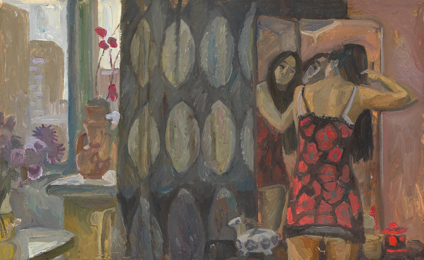 Artist's Wife by the Mirror