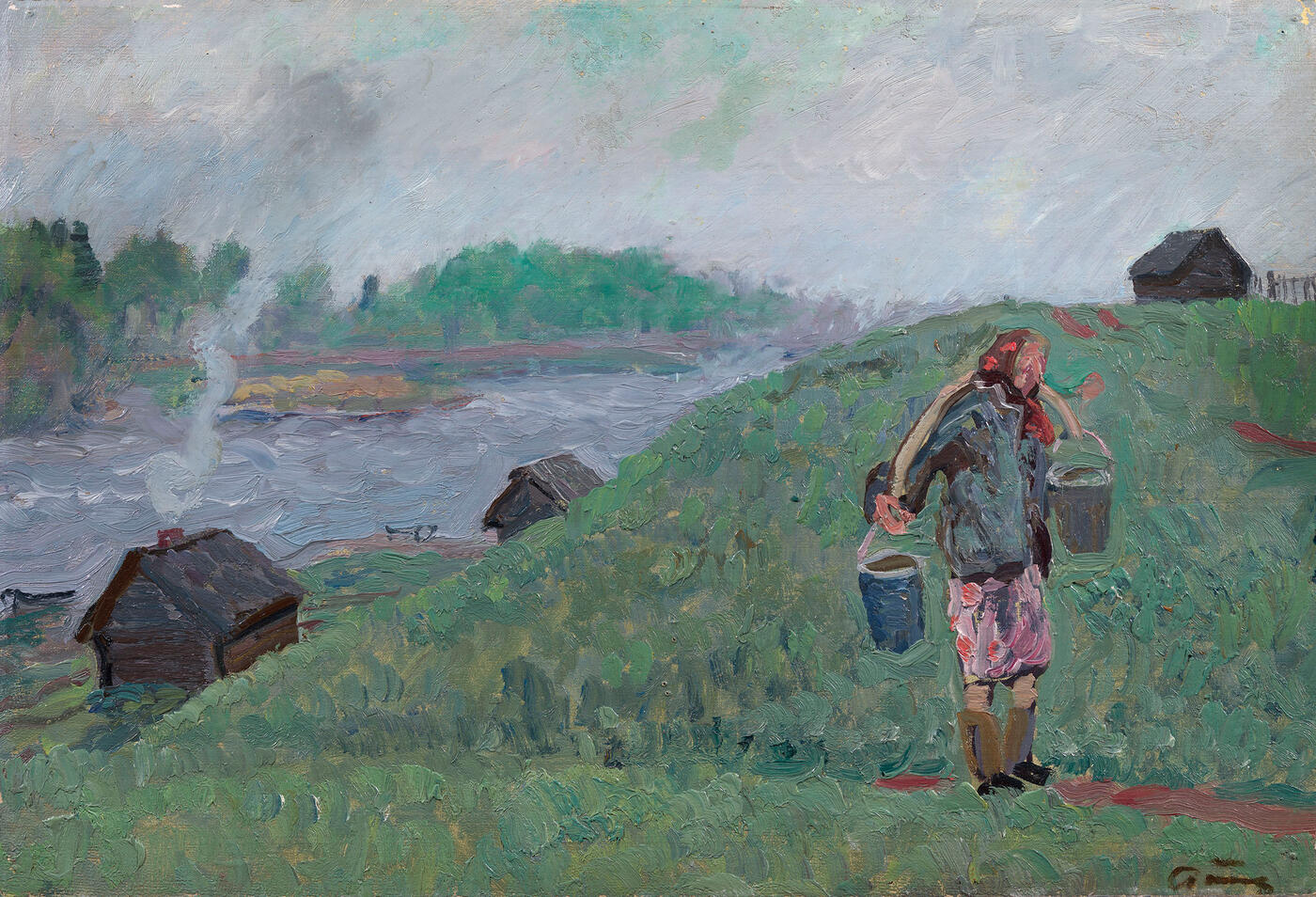 Woman Fetching Water