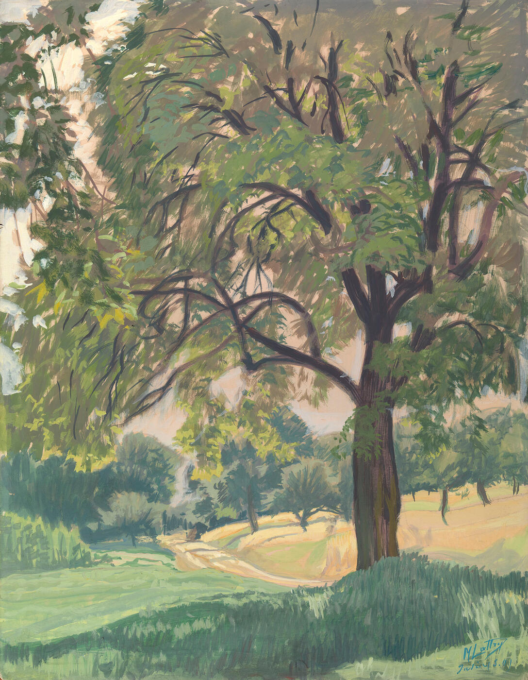 Landscape with an Old Tree