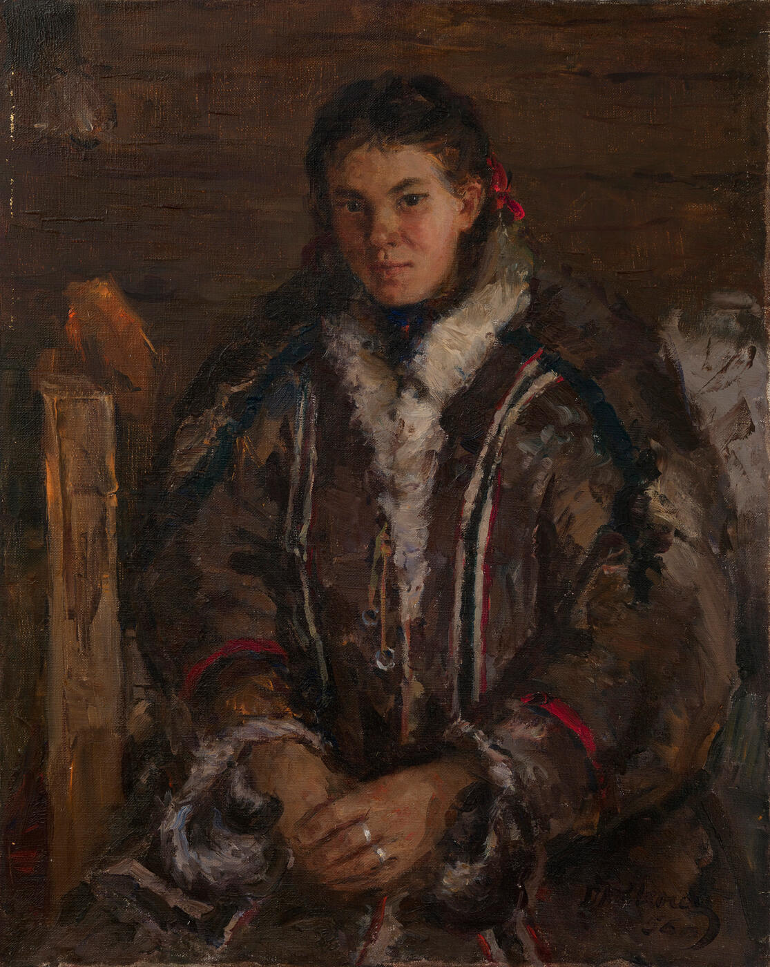 Portrait of a Zyrian Girl