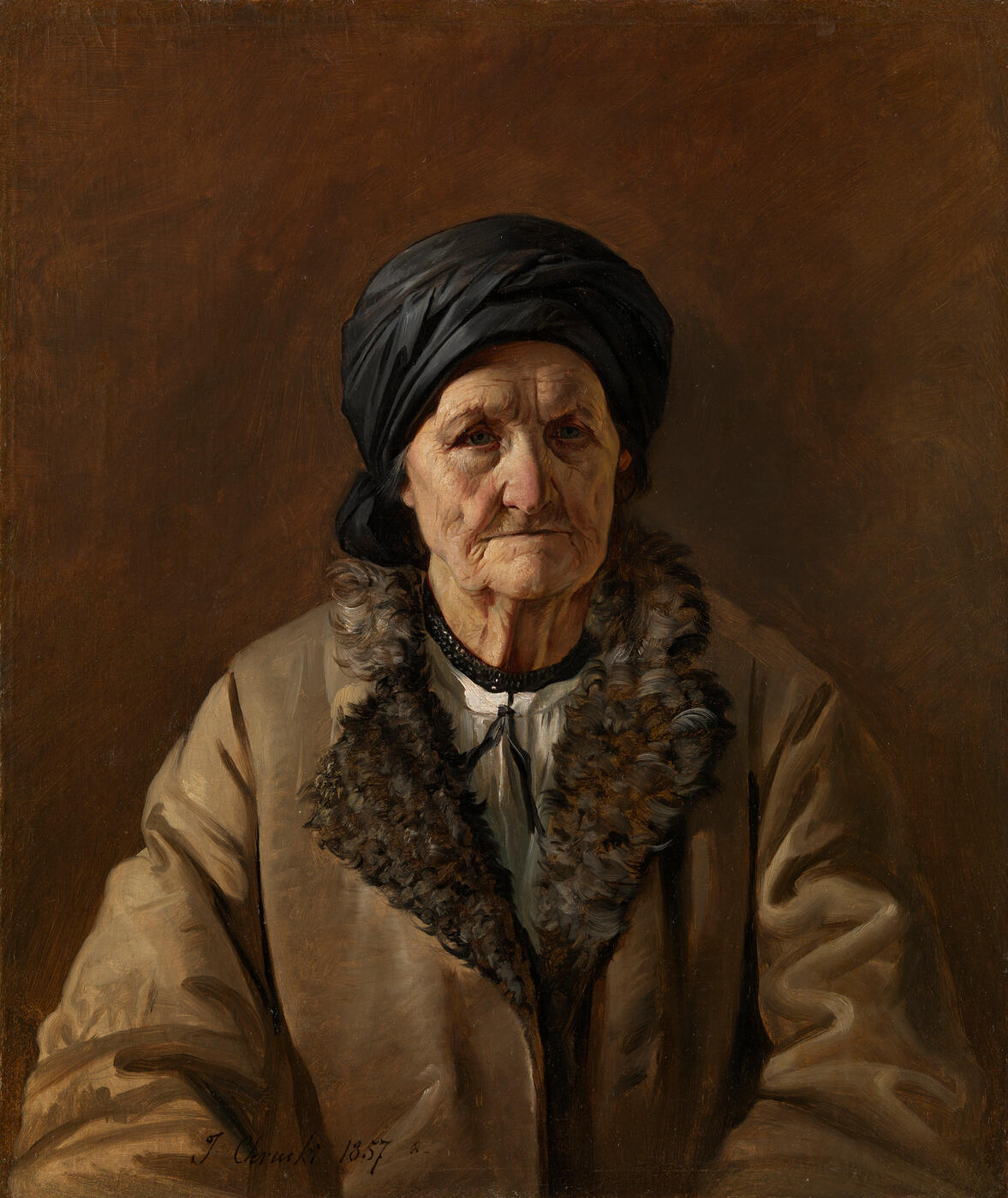 Portrait of Belorussian Landlady Potiralovskaia