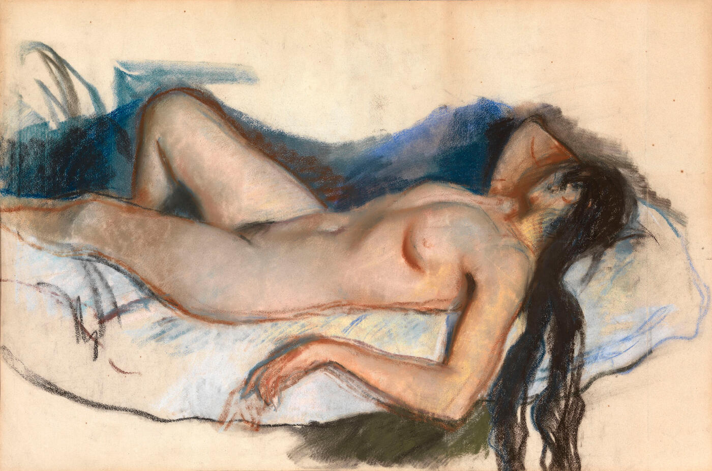 Reclining Nude and Neskuchnoe, double-sided work