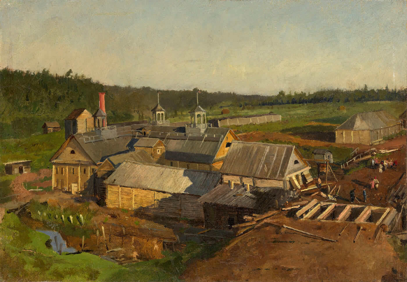 View of the Distillery at Mikhailovsky Zavod
