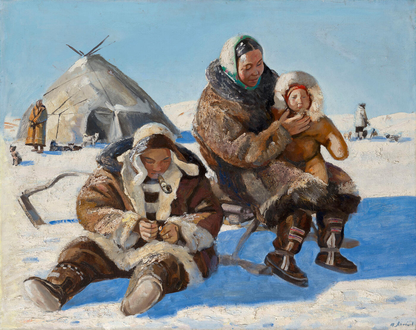 Family, from the series "Chukotka"