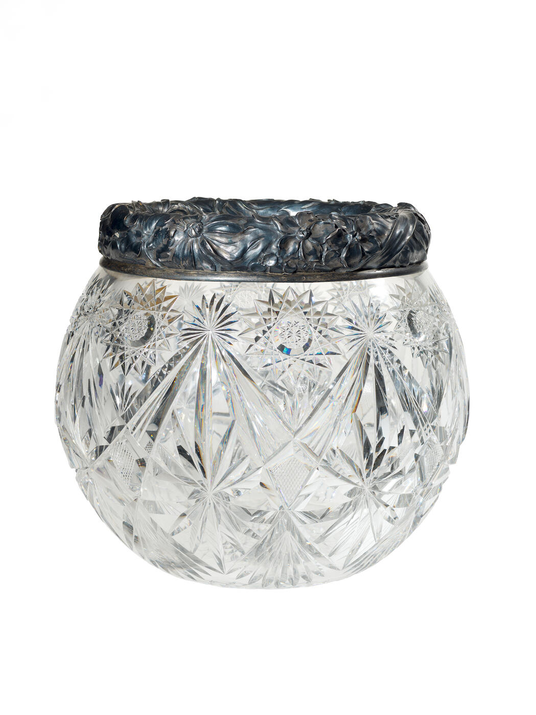 An Impressive Cut-Glass Vase