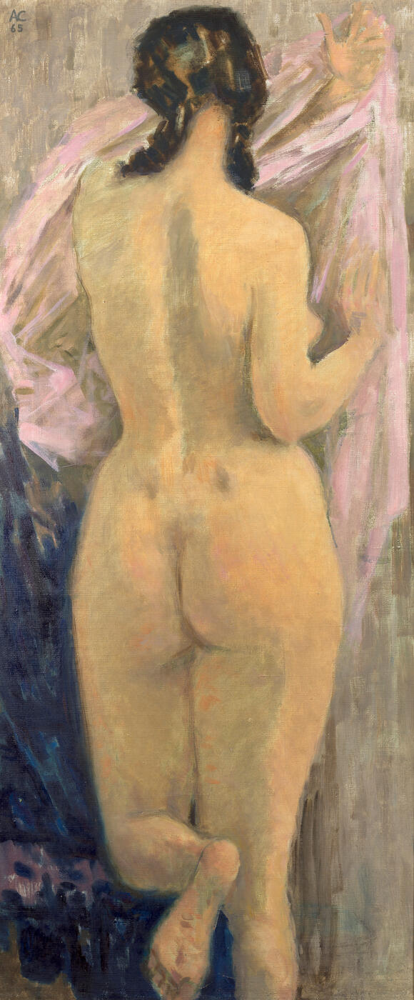 Standing Nude from the Back