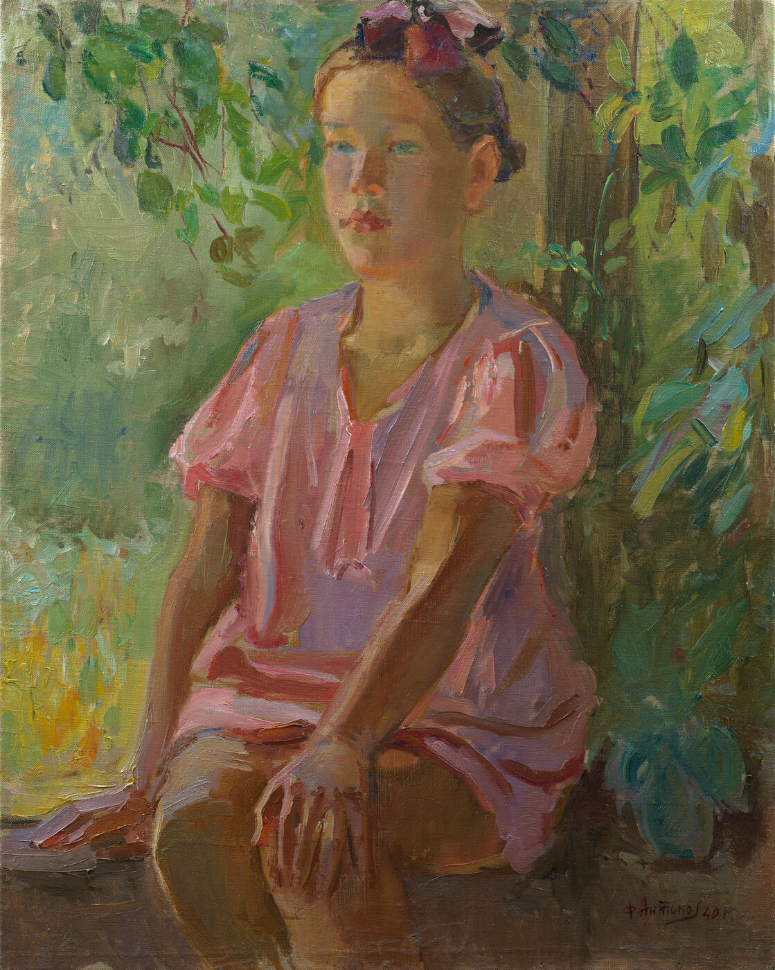 Portrait of Galina, Village Skhodnia