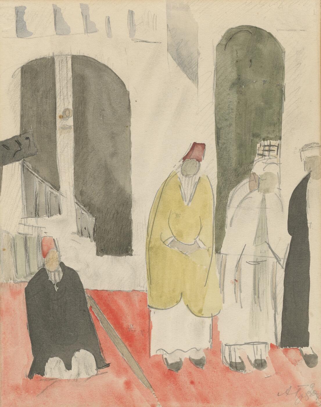 Men in the Mosque
