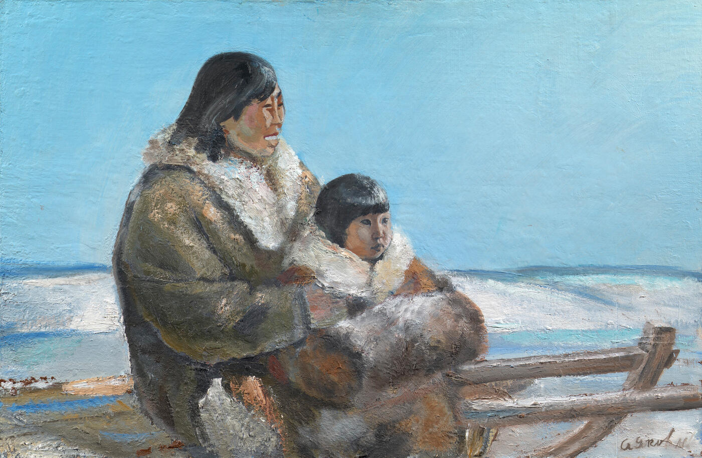 A Couple, from the series "Chukotka"