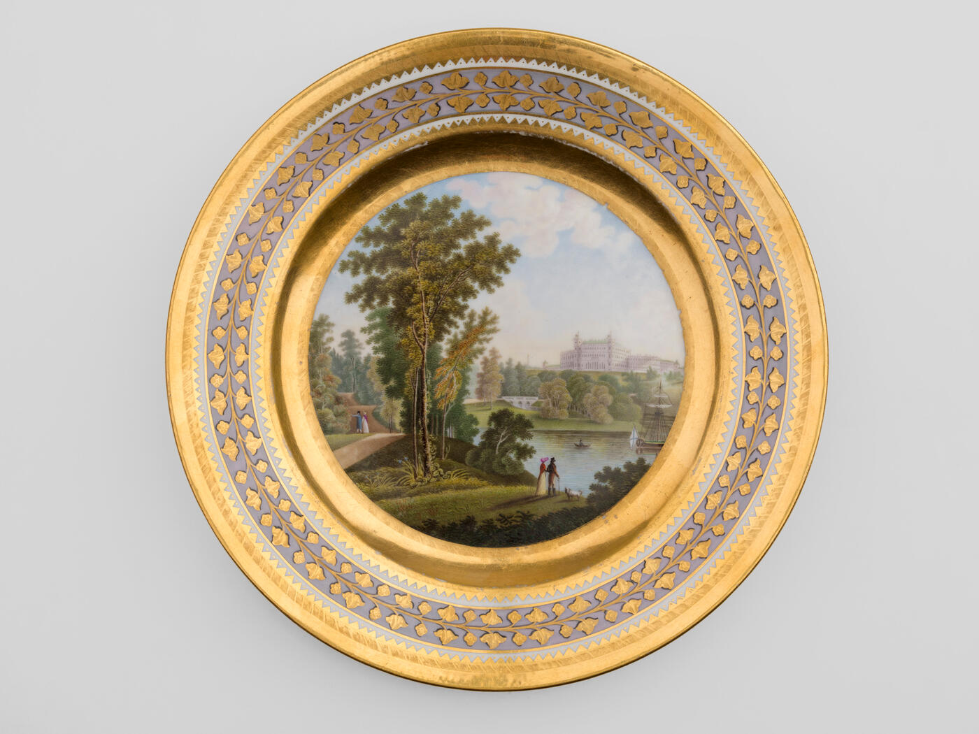A Porcelain Dessert Plate from the Babigon Service