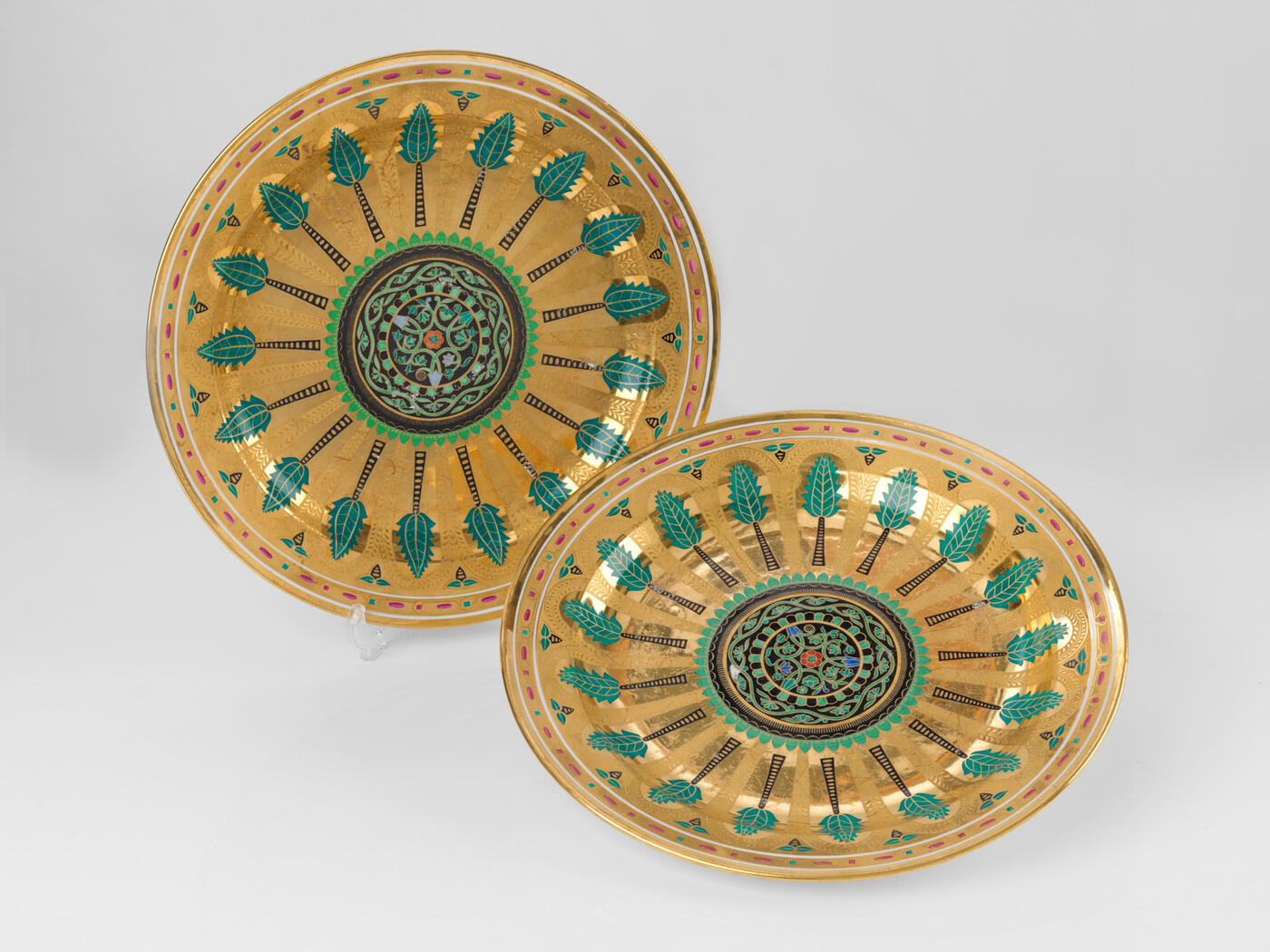 A Pair of Large Porcelain Serving Dishes from the Kremlin Service