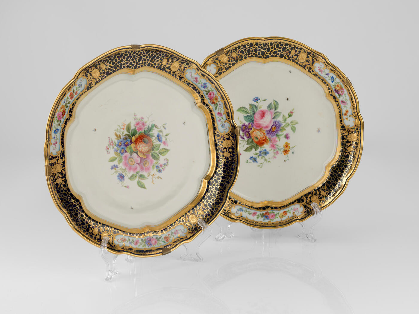A Pair of Platters from the Sèvres Service