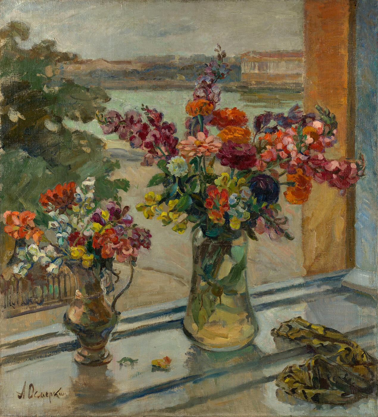 Flowers by the Window