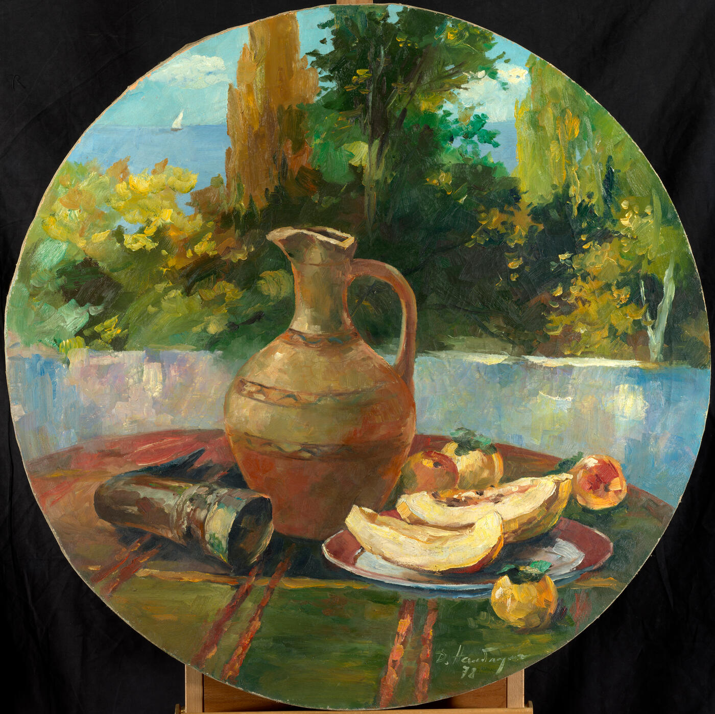 Still Life with a Jug and Melon