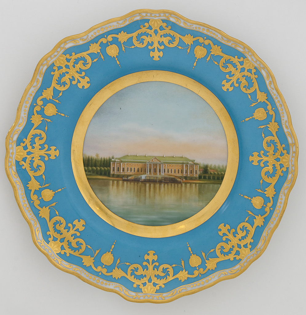 A Porcelain Dessert Plate from the Dowry Service of Grand Duchess Alexandra Nikolaevna