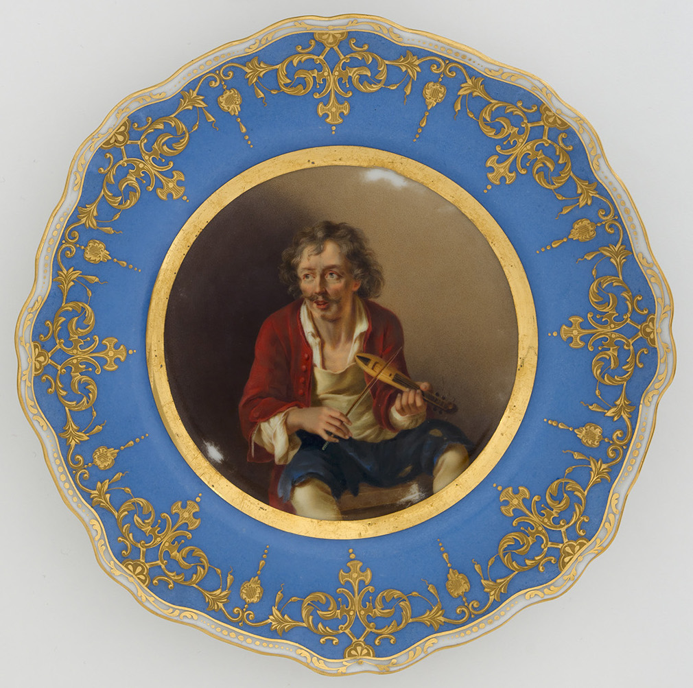 A Porcelain Dessert Plate from the Dowry Service of Grand Duchess Alexandra Nikolaevna