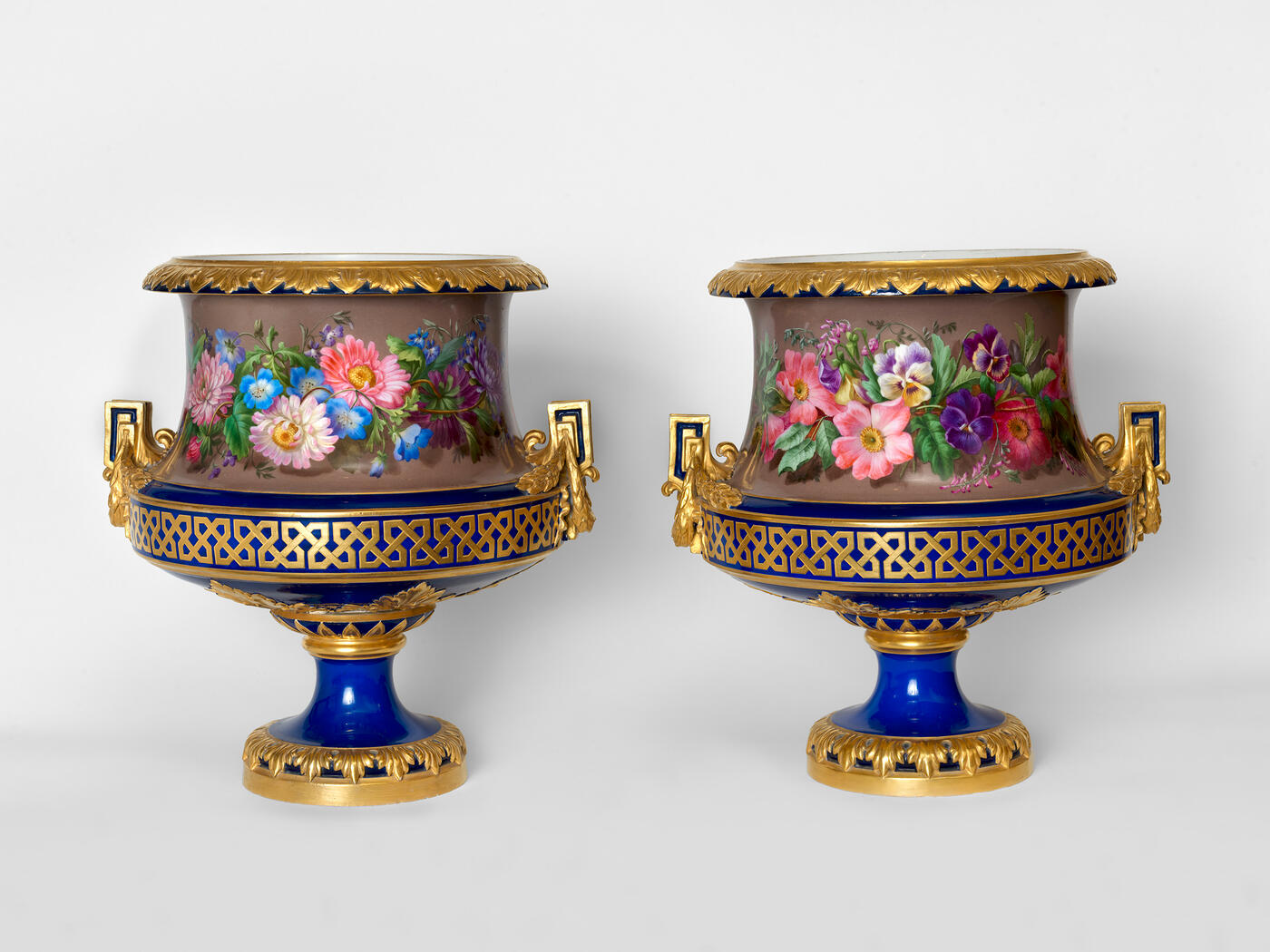 A Rare Pair of Imperial Porcelain Vases