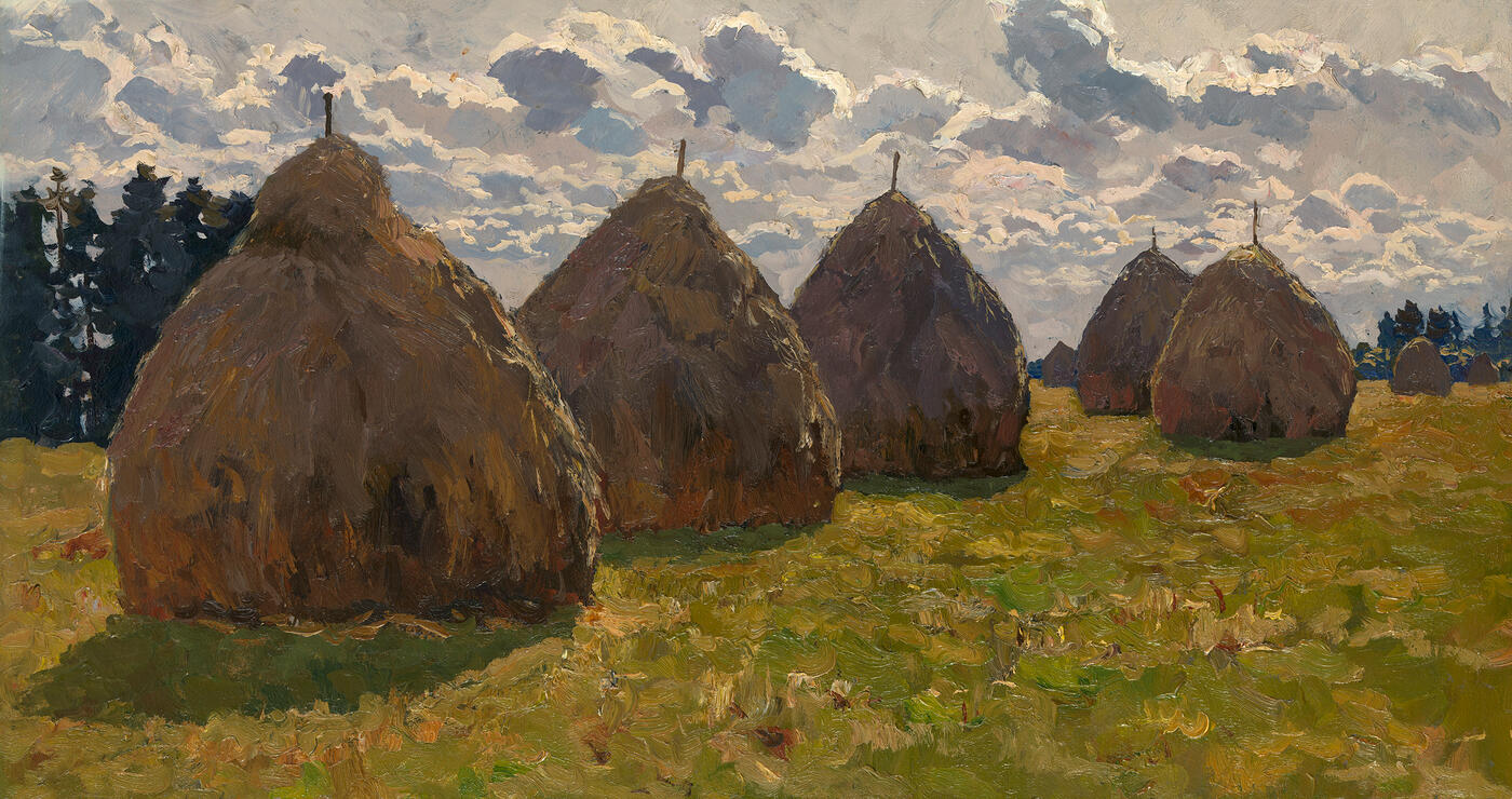 Haystacks Against the Light