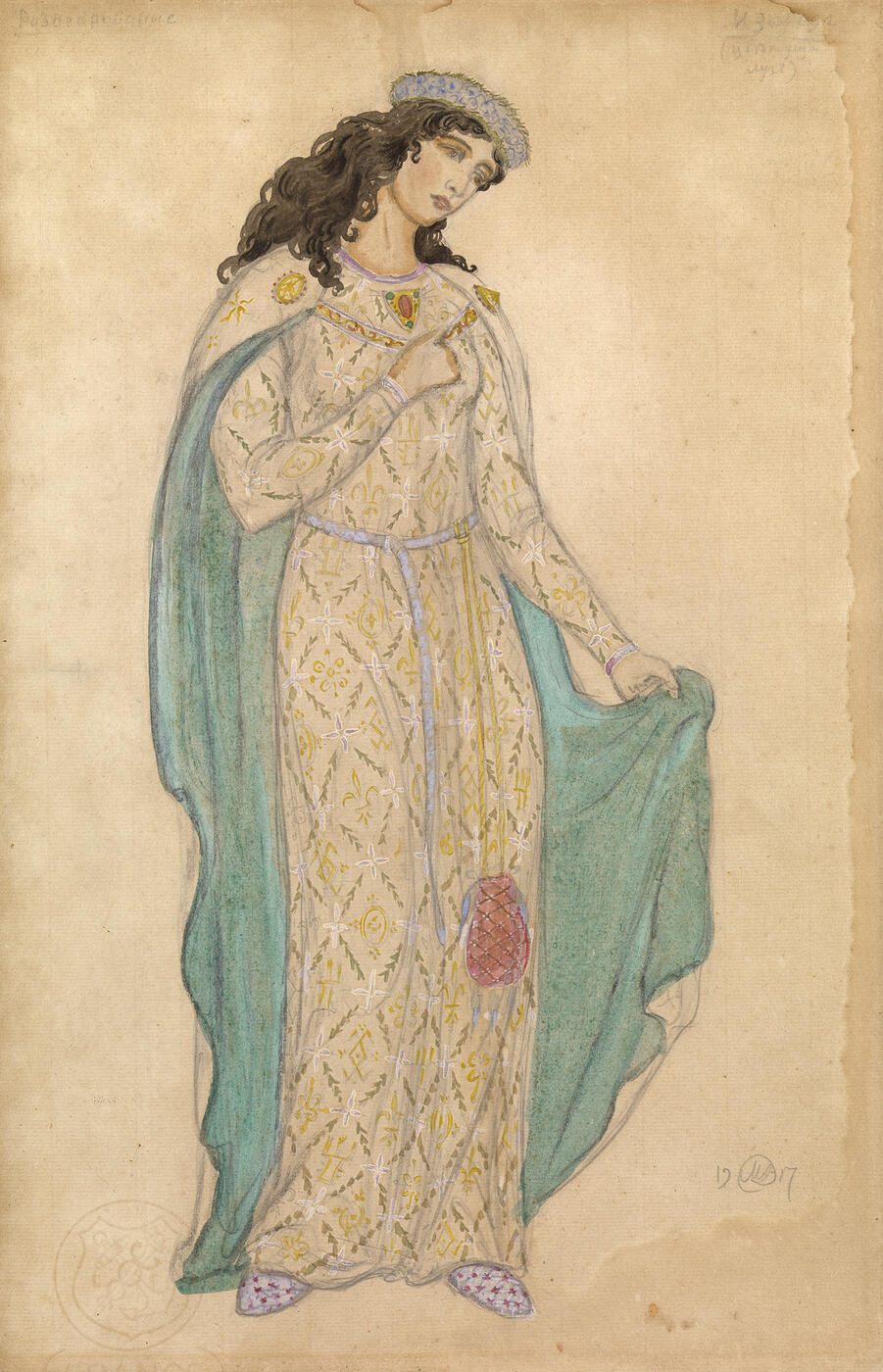 Isolde, Costume Design for R. Wagner’s Opera “Tristan and Isolde”