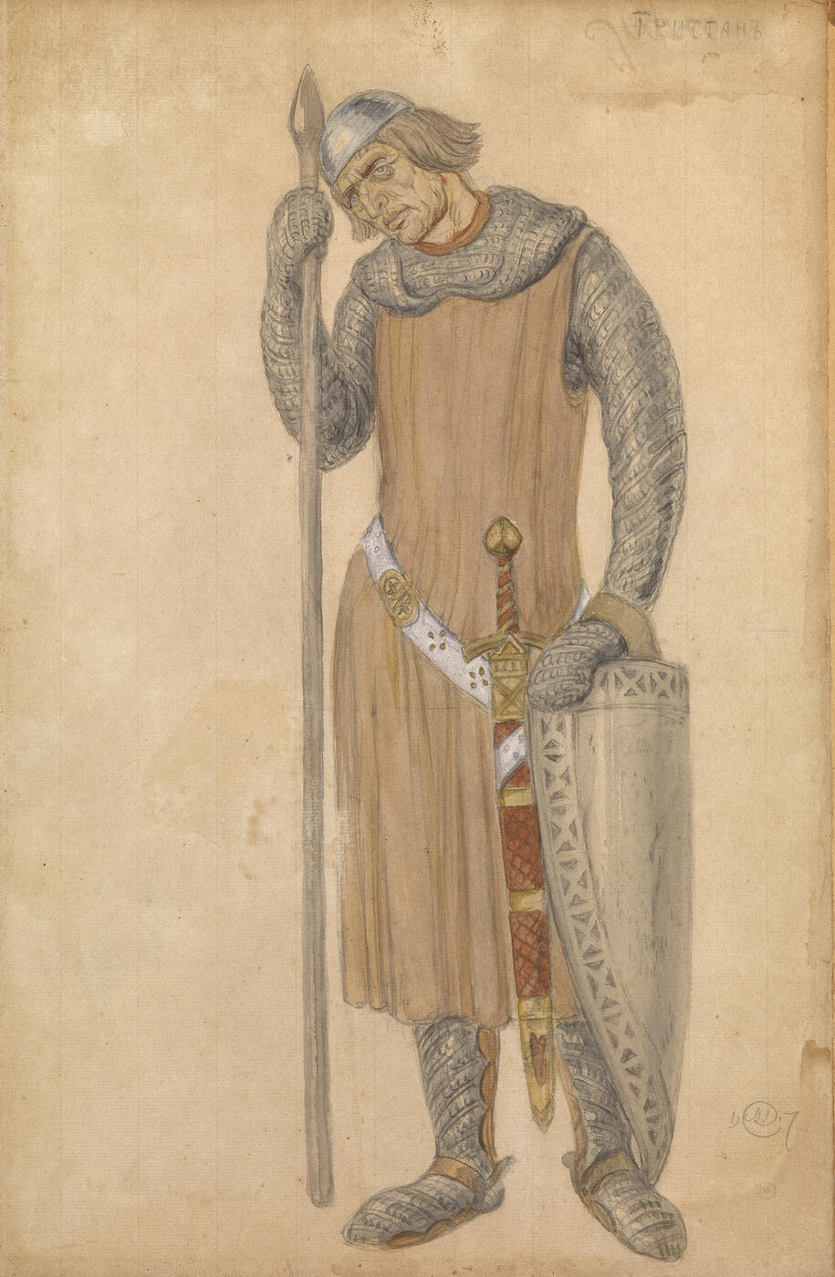 Tristan, Costume Design for  R. Wagner’s Opera “Tristan and Isolde”