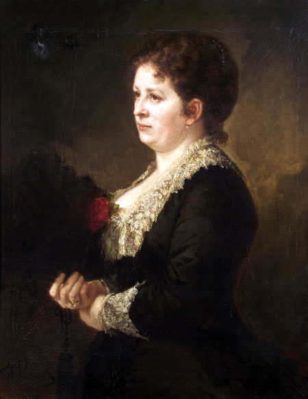 Portrait of a Lady With a Rose