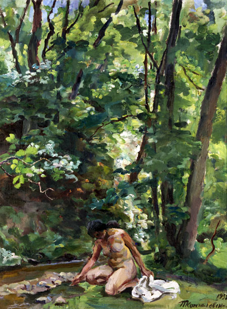 Nude by the Stream