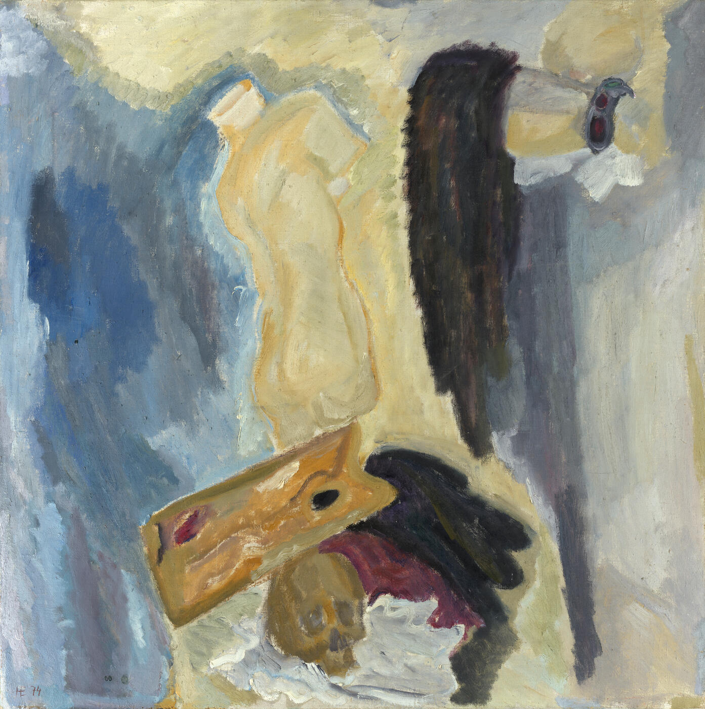 Torso, Palette and Scull