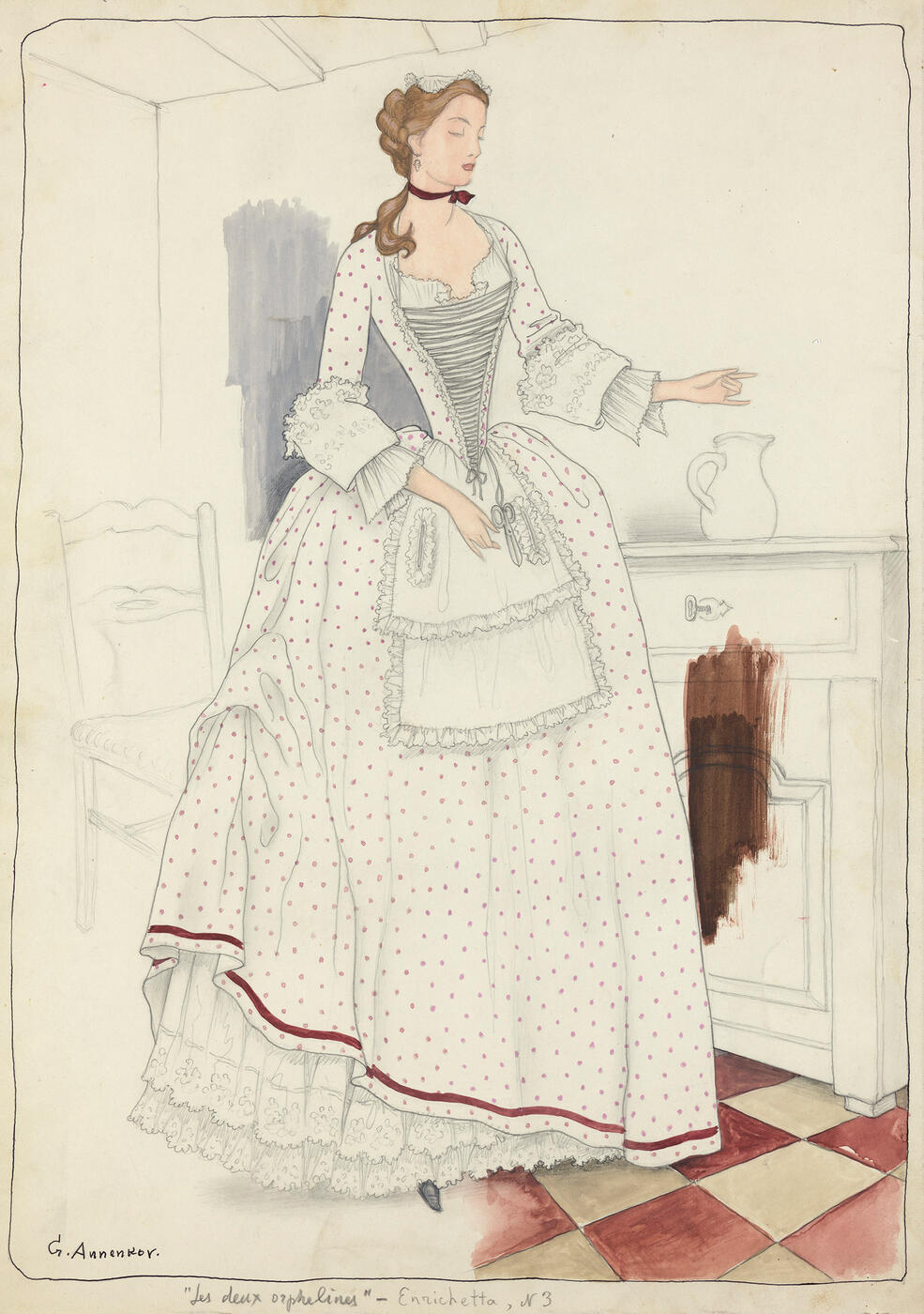 Le Deux Orphelines, Costume Design