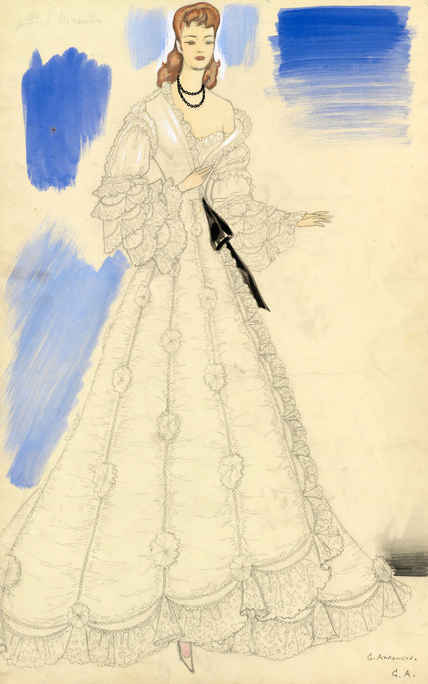 Lady in a White Gown, Costume Design