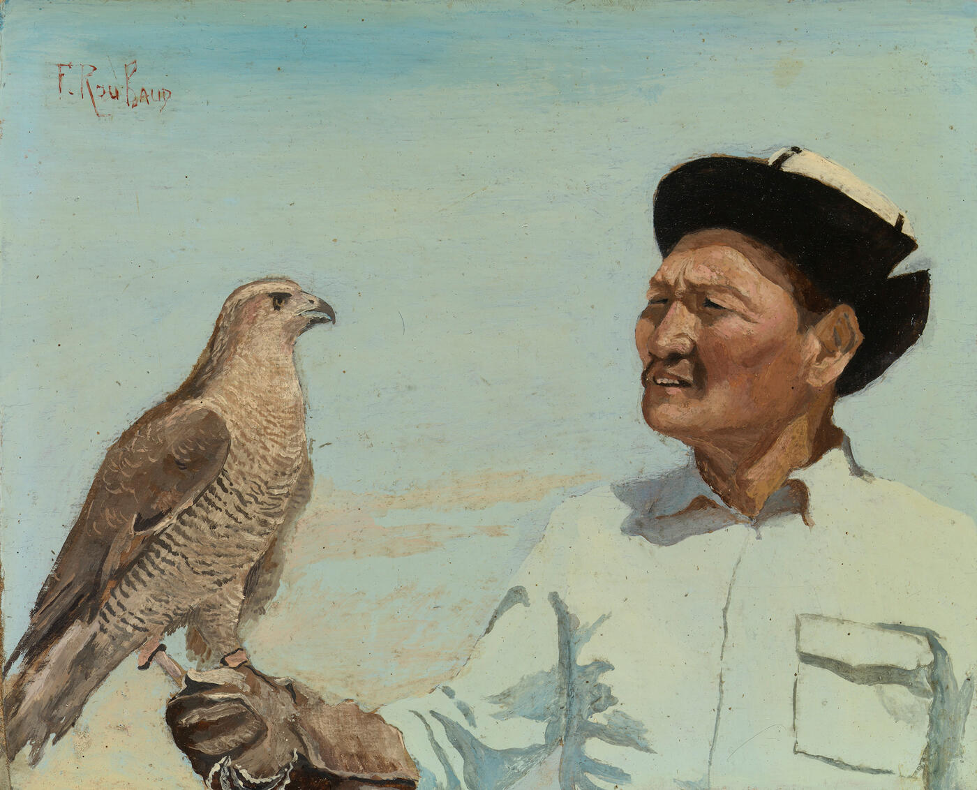 A Man with a Falcon
