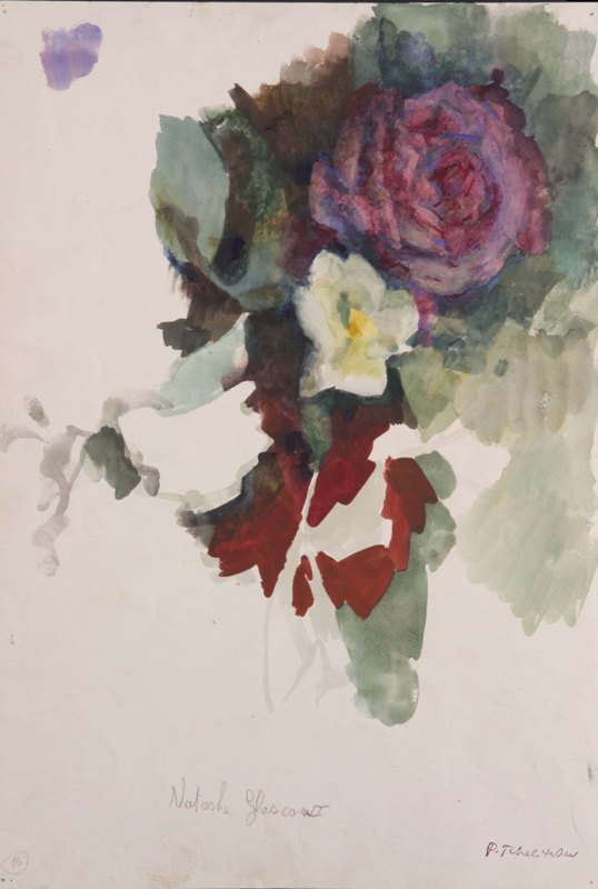 A double-sided work: Harvester and Roses