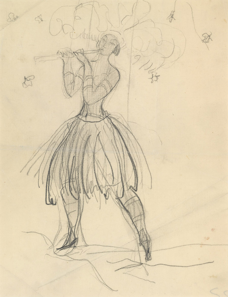 A Dancer from </i>The Magic Flute and a <i>Study