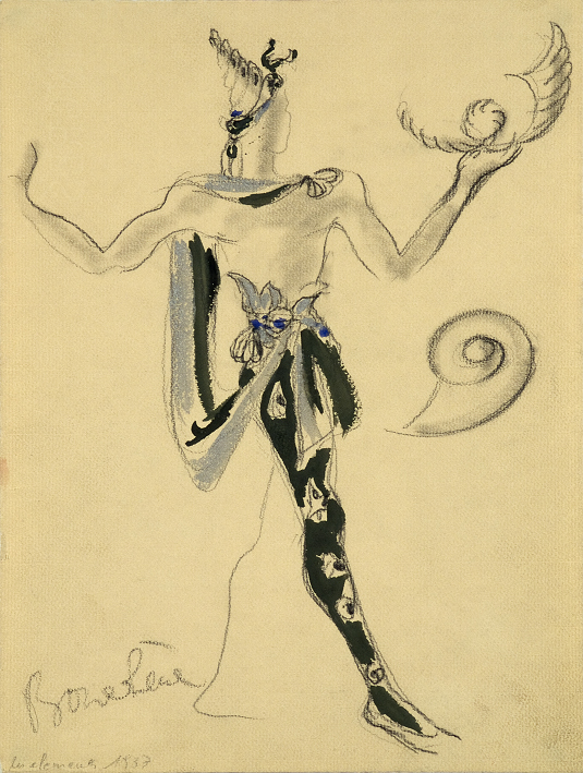 Costume Designs for the Ballets "Les Eléments" and "Les Dryades"