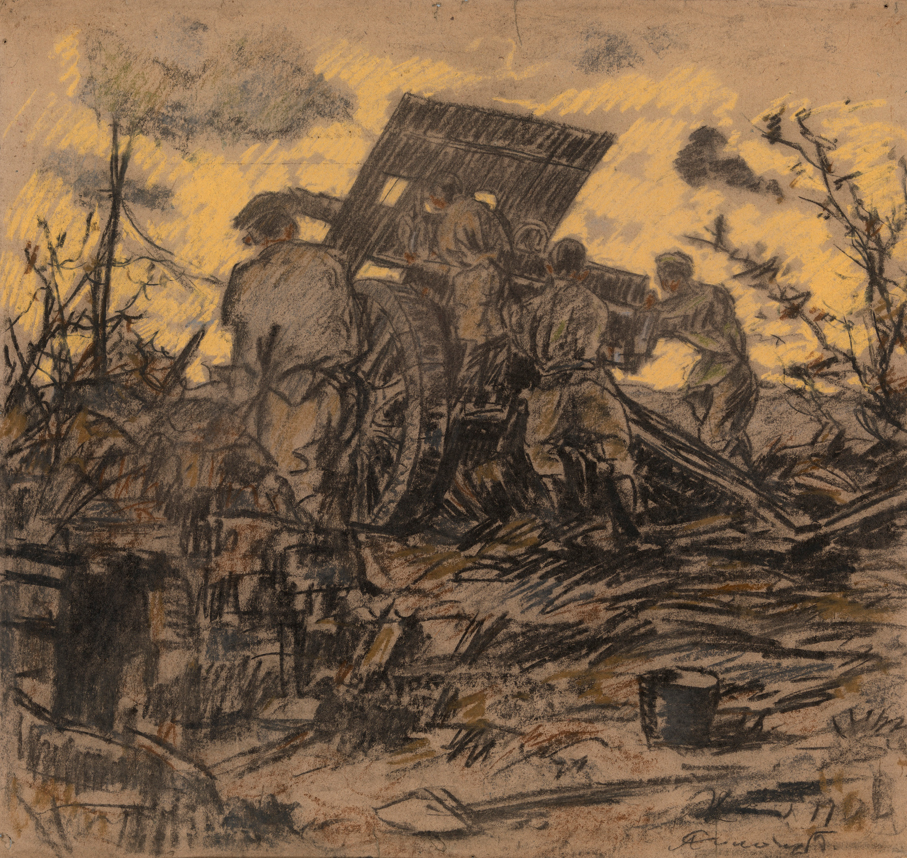 Breakthrough at Lutsk, a Collection of Drawings  from the First World War Series, 18 works