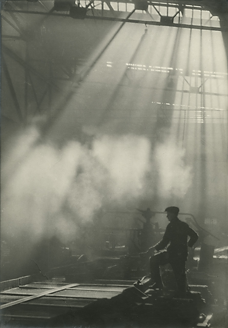 A Collection of Photographs, from the series “Magnitogorsk Iron and Steel Works. Open-Hearth Furnace”